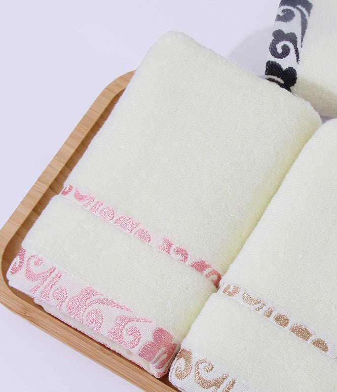 High quality pure cotton crepe-free jacquard Xiangyun thickening face towel - MAXXLIFE ONLINE STORE