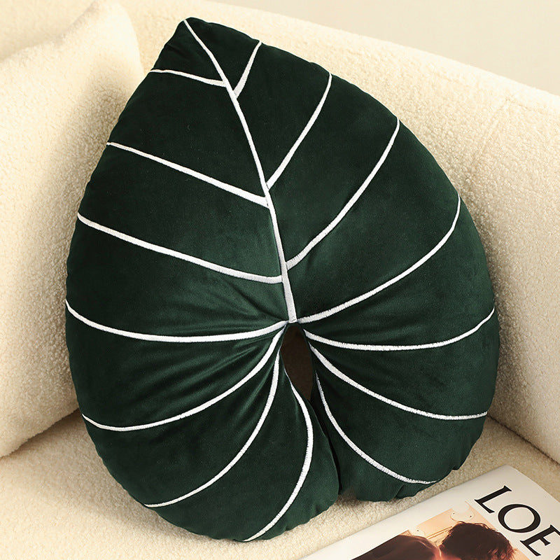 Green Plant Pillow Home Philodendron - MAXXLIFE ONLINE STORE