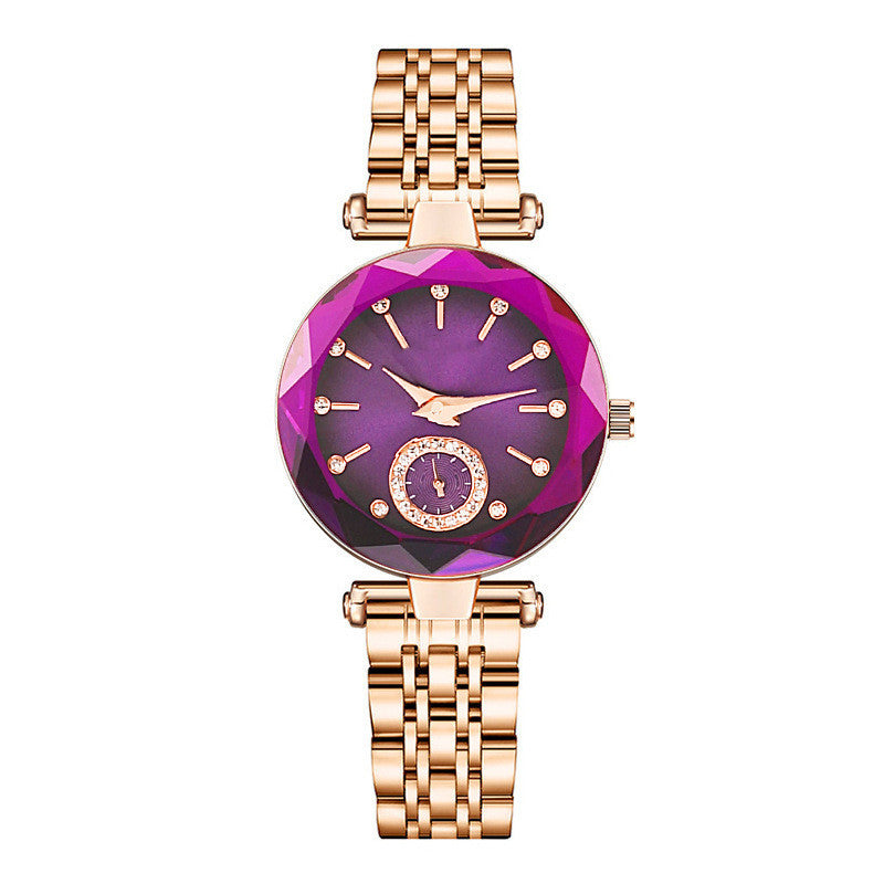 Women's Fashion Simple Cut Quartz Watch Steel Band - MAXXLIFE ONLINE STORE