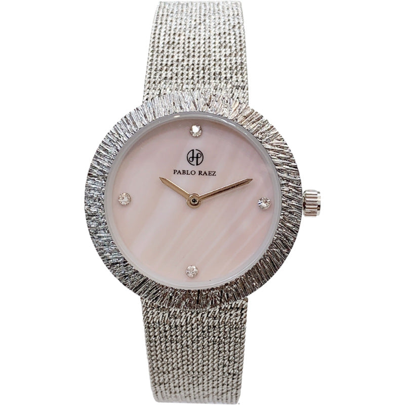 Fashionable And Trendy Mid-vintage Style Ladies' Steel Band Watch - MAXXLIFE ONLINE STORE