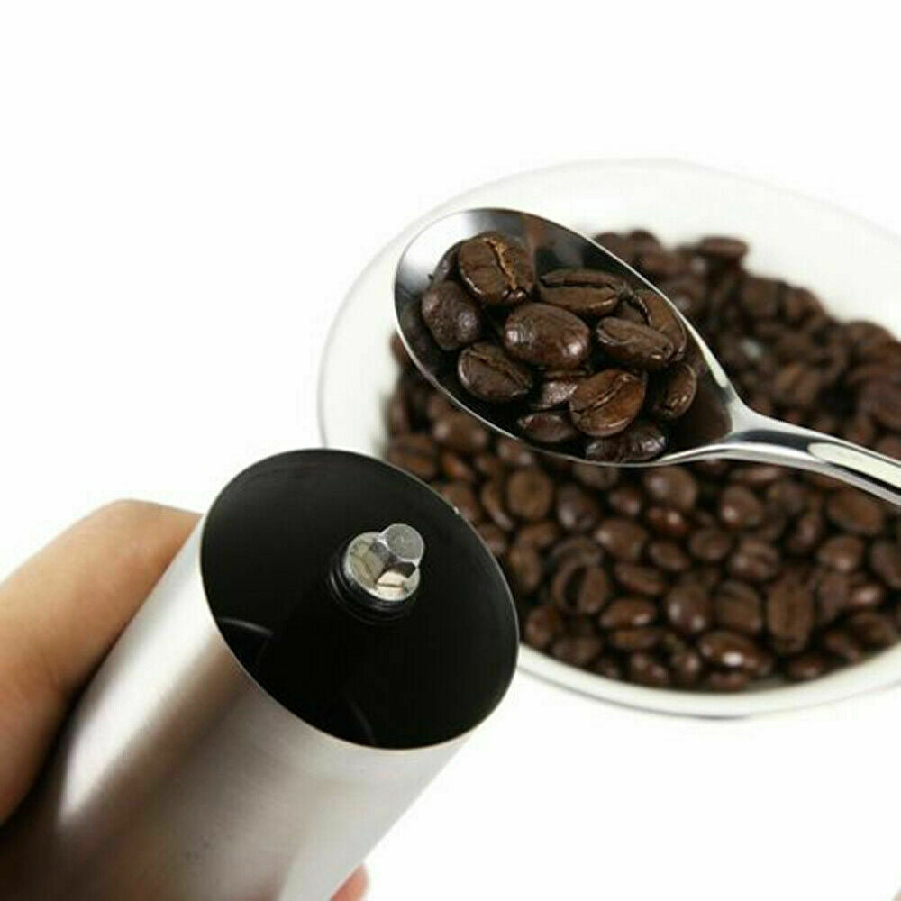 Home Portable Manual Coffee Grinder Stainless Steel with Ceramic Burr Bean Mill - MAXXLIFE ONLINE STORE