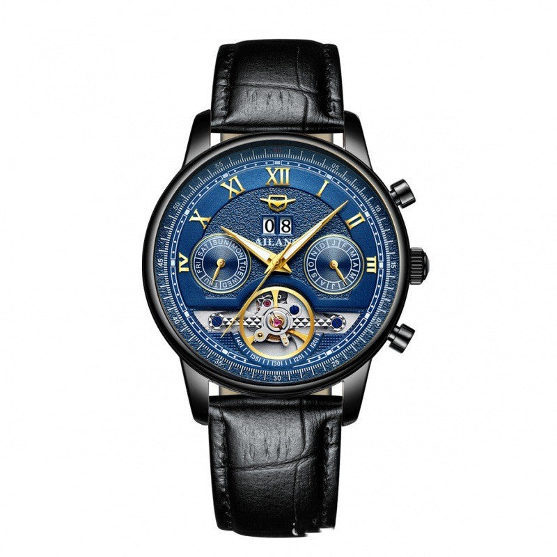 Automatic Mechanical Sun Moon Stars Business Men's Watch - MAXXLIFE ONLINE STORE