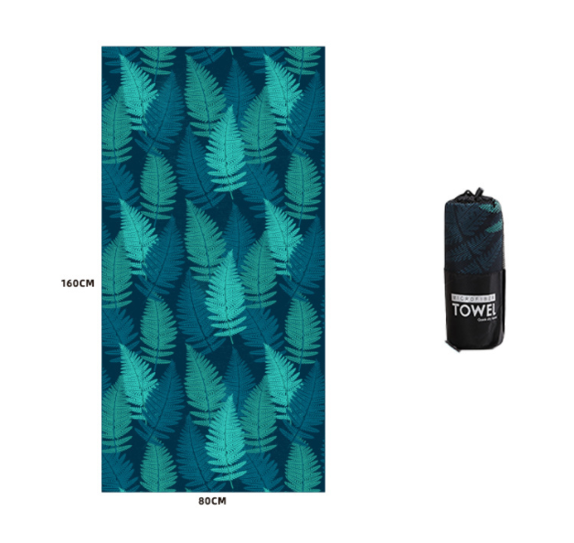 Printed Swim Microfiber Beach Towel - MAXXLIFE ONLINE STORE