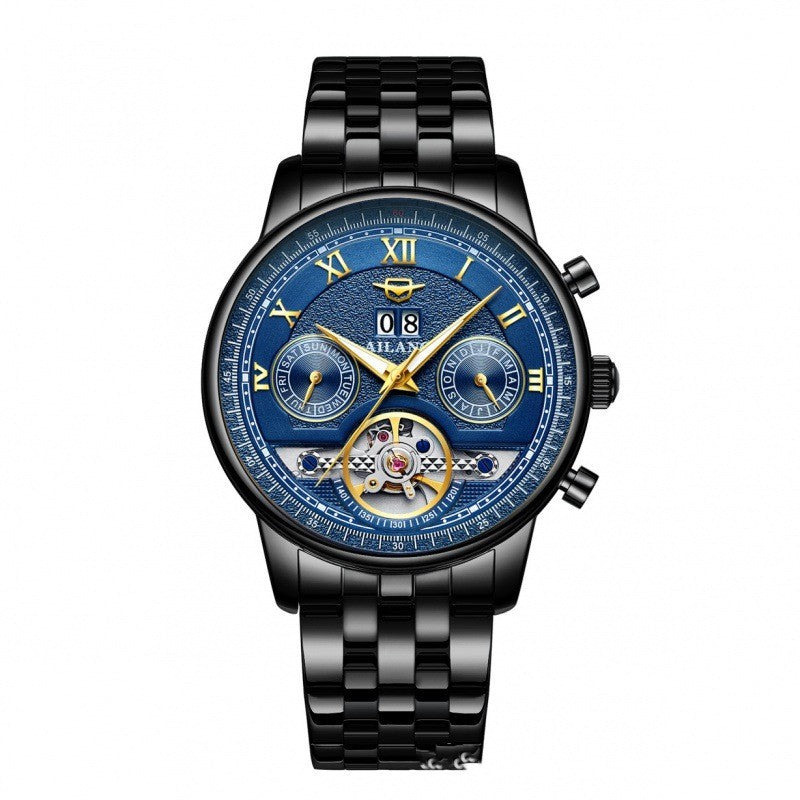 Automatic Mechanical Sun Moon Stars Business Men's Watch - MAXXLIFE ONLINE STORE