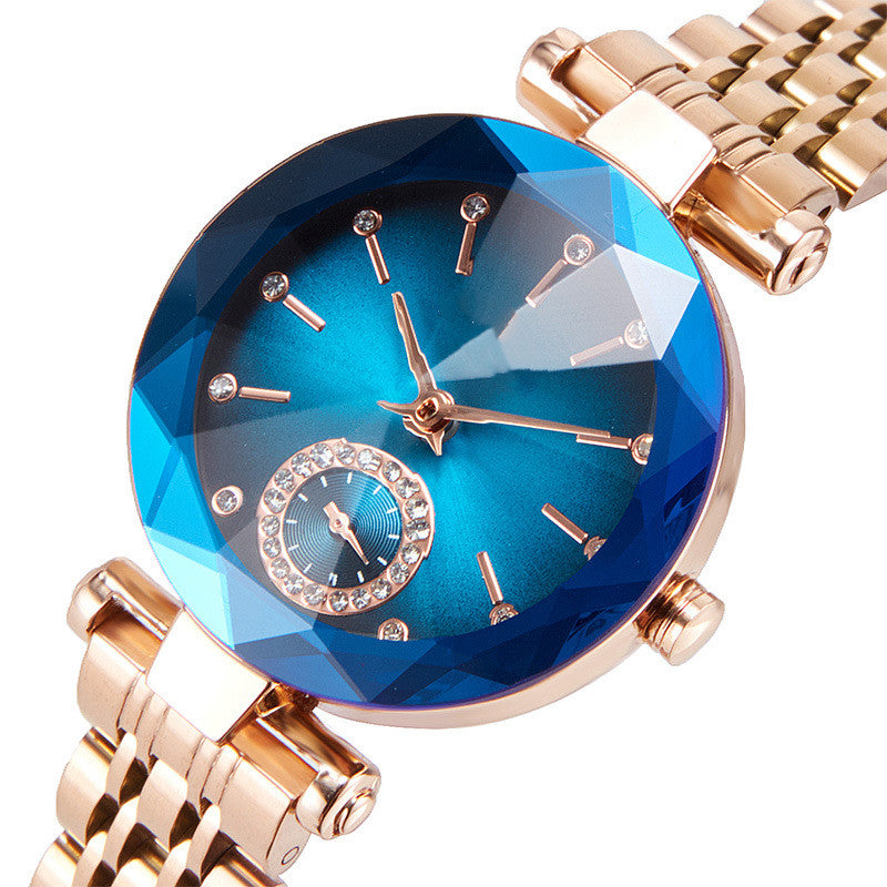 Women's Fashion Cut Two Hands Waterproof Quartz Watch - MAXXLIFE ONLINE STORE