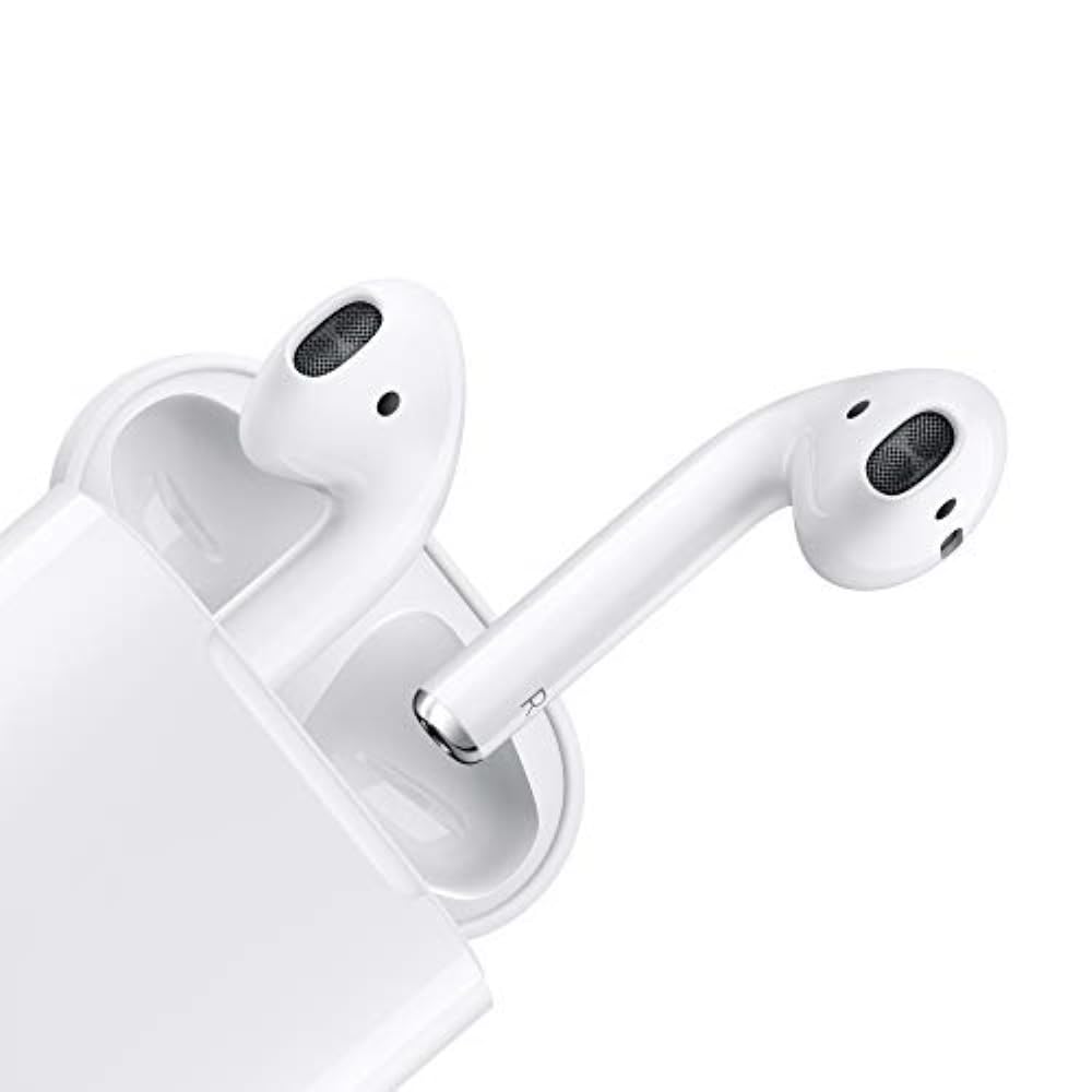 Apple AirPods (2nd Generation) Wireless Ear Buds, Bluetooth Headphones with Lightning Charging Case Included, Over 24 Hours of Battery Life, Effortless Setup for iPhone - MAXXLIFE ONLINE STORE